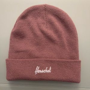Herschel supply co pink beanie